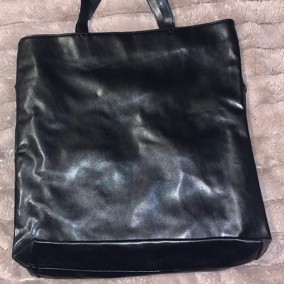 Large Faux Leather Victoria’s Secret Fringe Tote - Picture 5 of 12